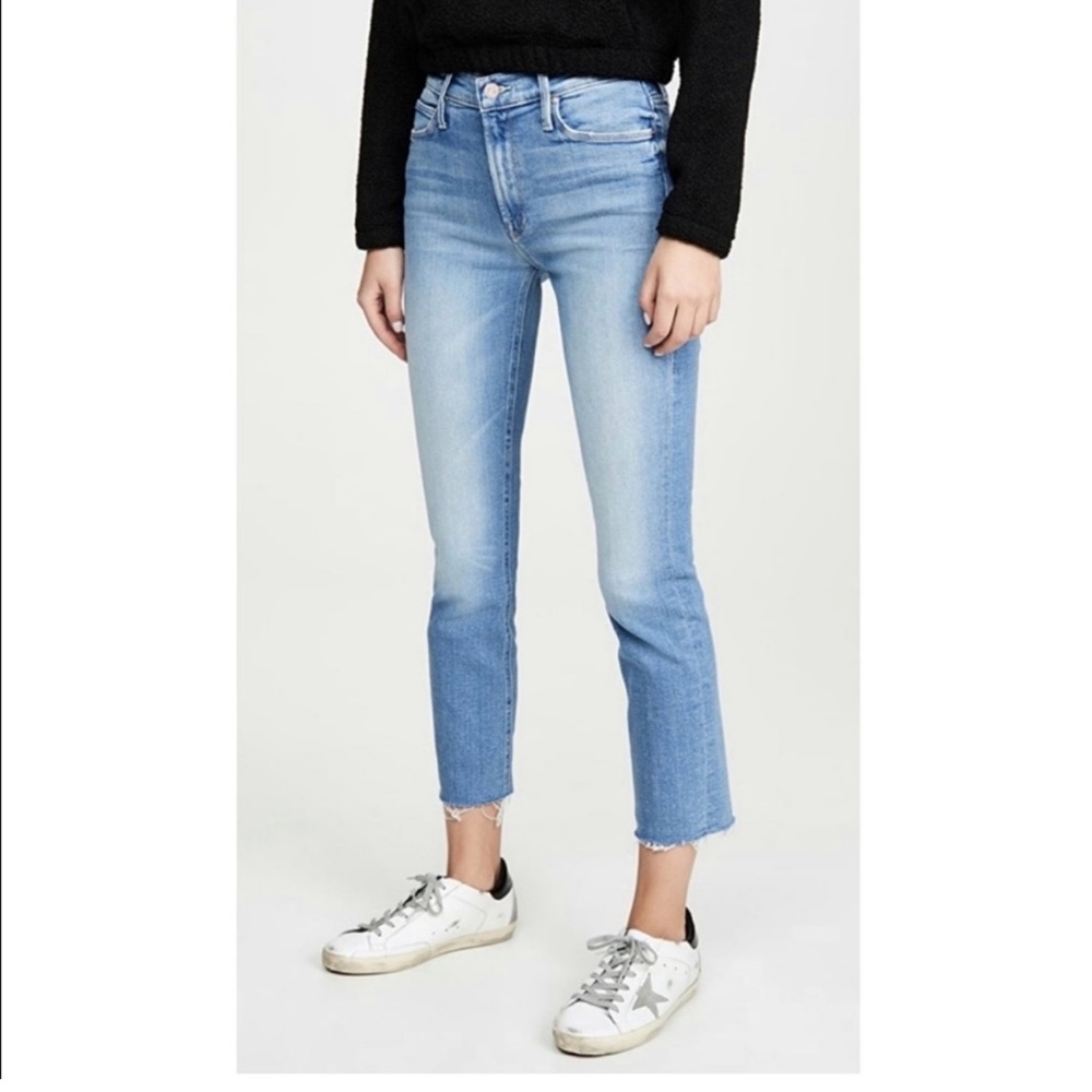 MOTHER Mid Rise Ankle Dazzler, size 27, Dropping In